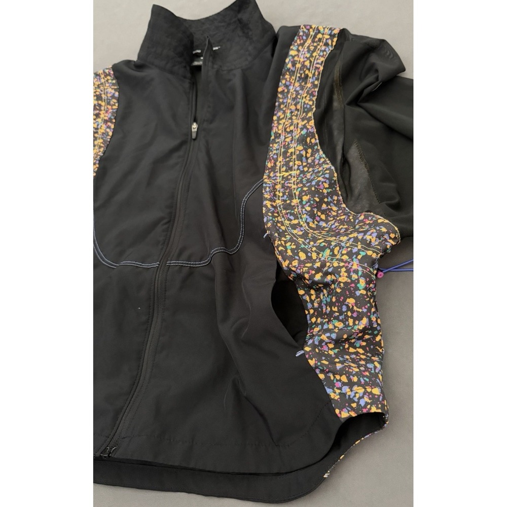 Nike Running Jacket Women's XS Black Icon Clash Sheer Sleeve Packable DD2285 - Picture 8 of 12